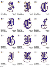 Antique Elegant Embroidery Alphabet Designs – Complete A to Z Set